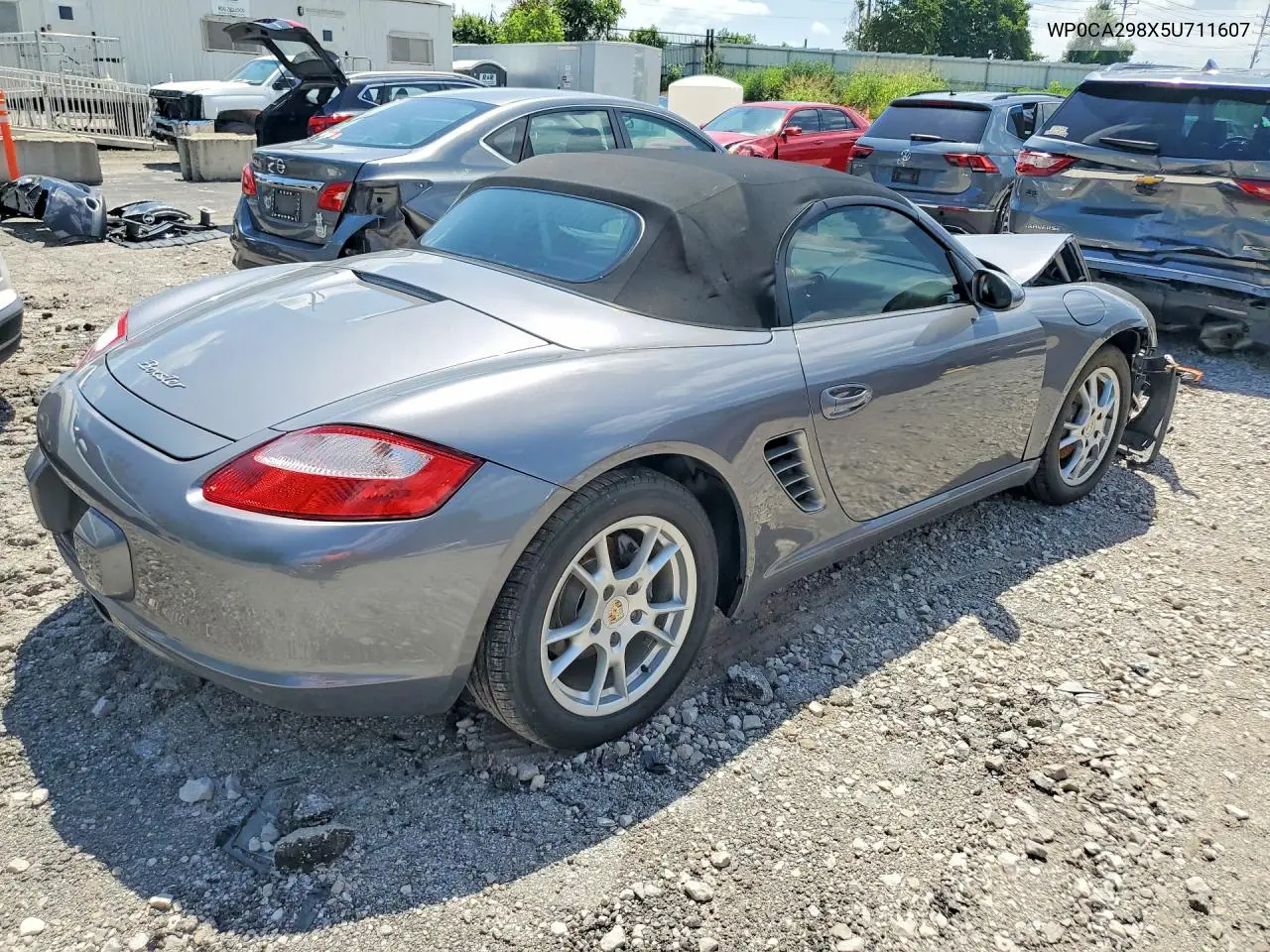 2005 Porsche Boxster VIN: WP0CA298X5U711607 Lot: 59340536