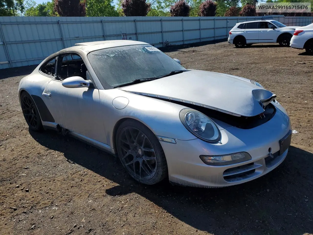2006 Porsche 911 New Generation Carrera VIN: WP0AA29916S715476 Lot: 55942416