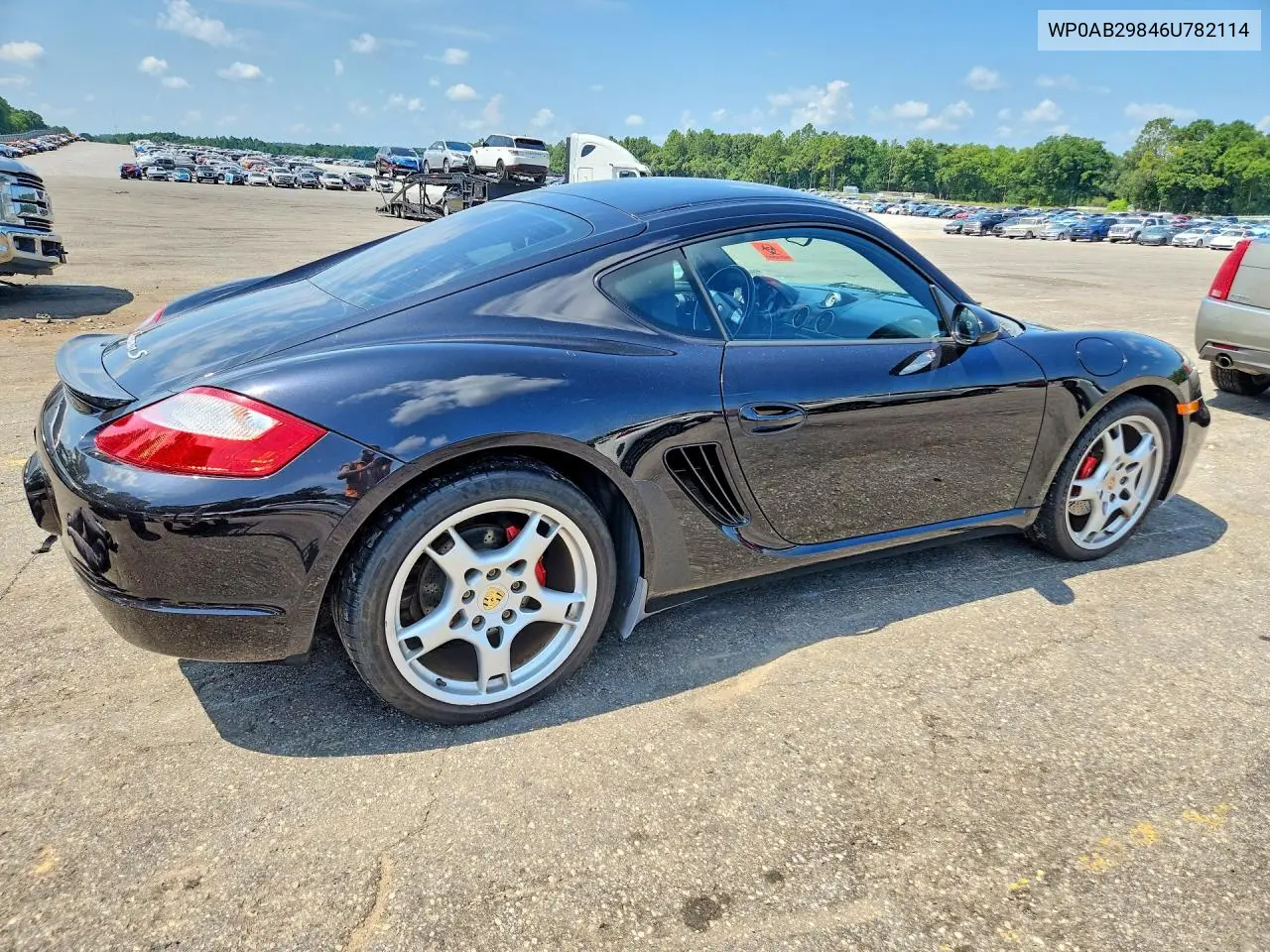 2006 Porsche Cayman S VIN: WP0AB29846U782114 Lot: 60073826