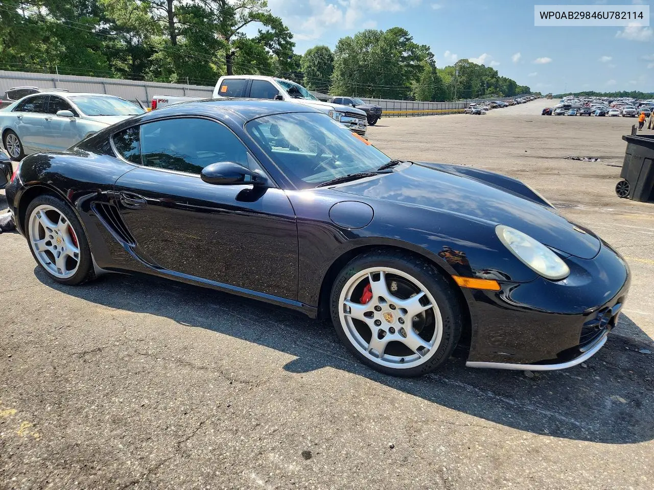 2006 Porsche Cayman S VIN: WP0AB29846U782114 Lot: 60073826