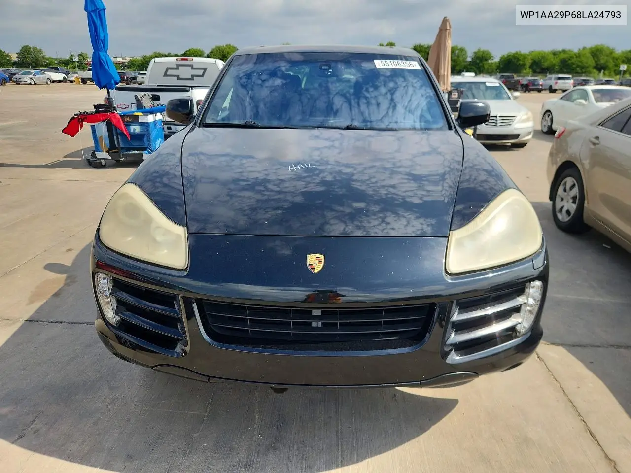 2008 Porsche Cayenne VIN: WP1AA29P68LA24793 Lot: 58106356