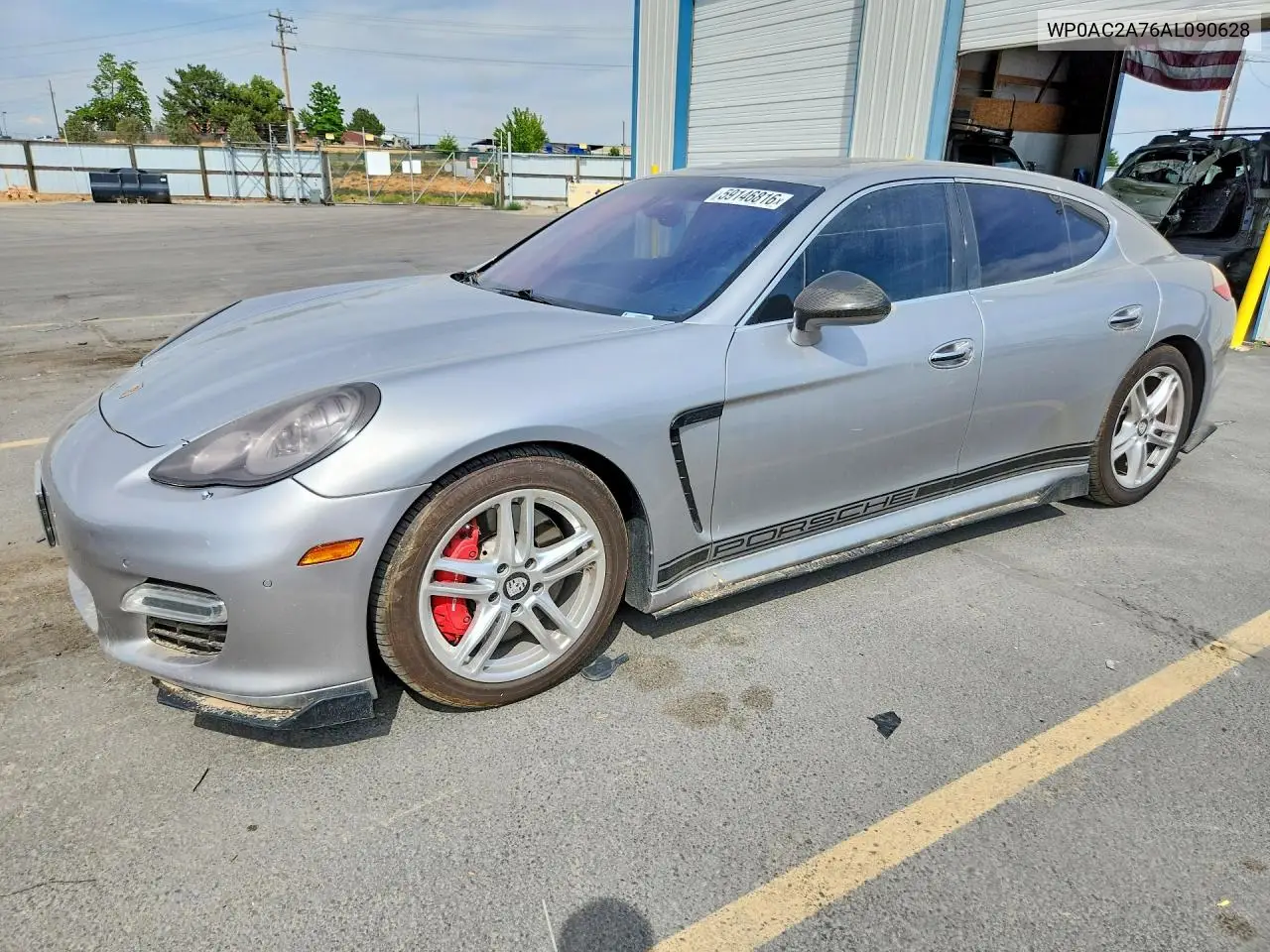 2010 Porsche Panamera Turbo VIN: WP0AC2A76AL090628 Lot: 59146816