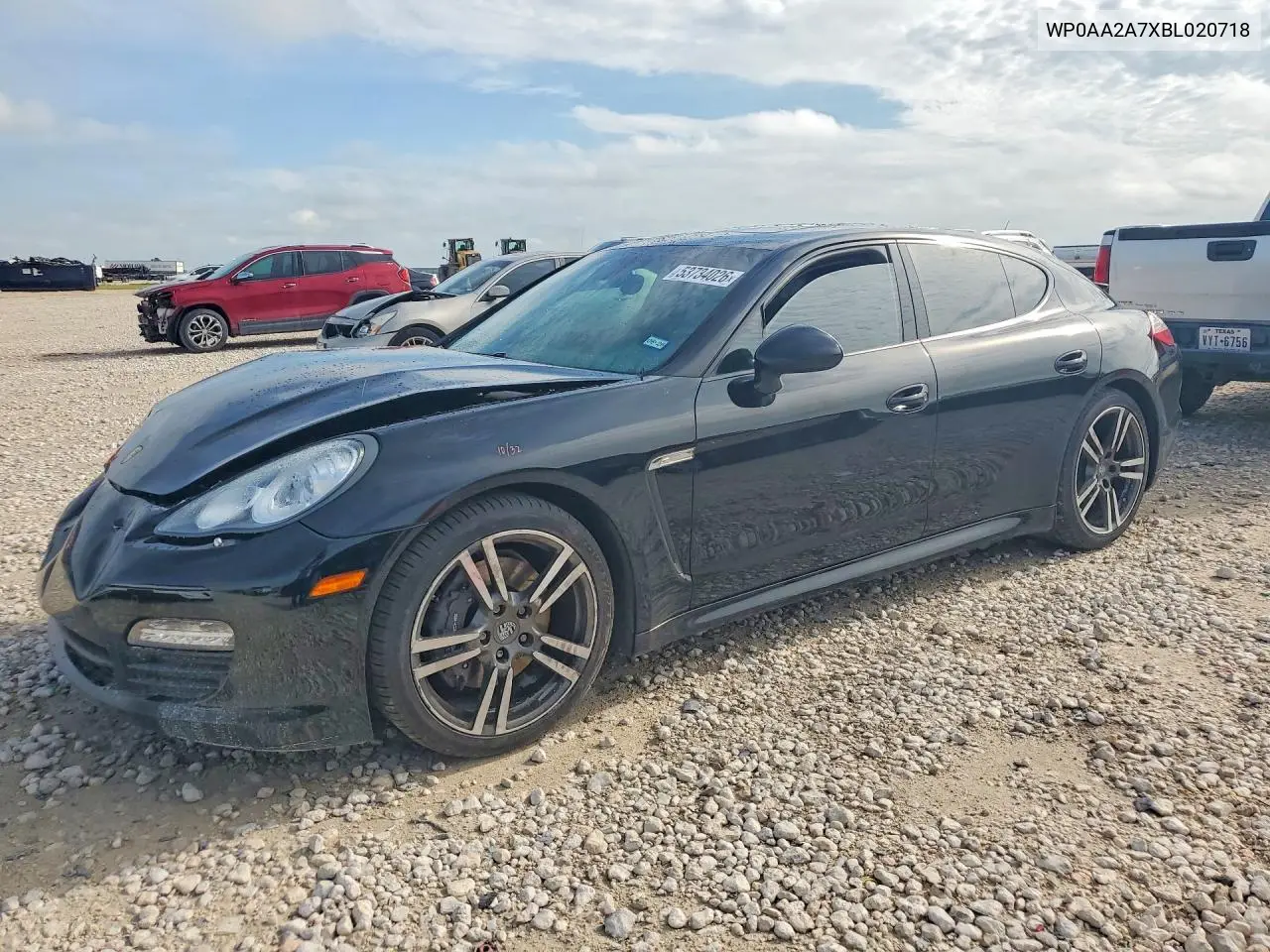 2011 Porsche Panamera 2 VIN: WP0AA2A7XBL020718 Lot: 53734026