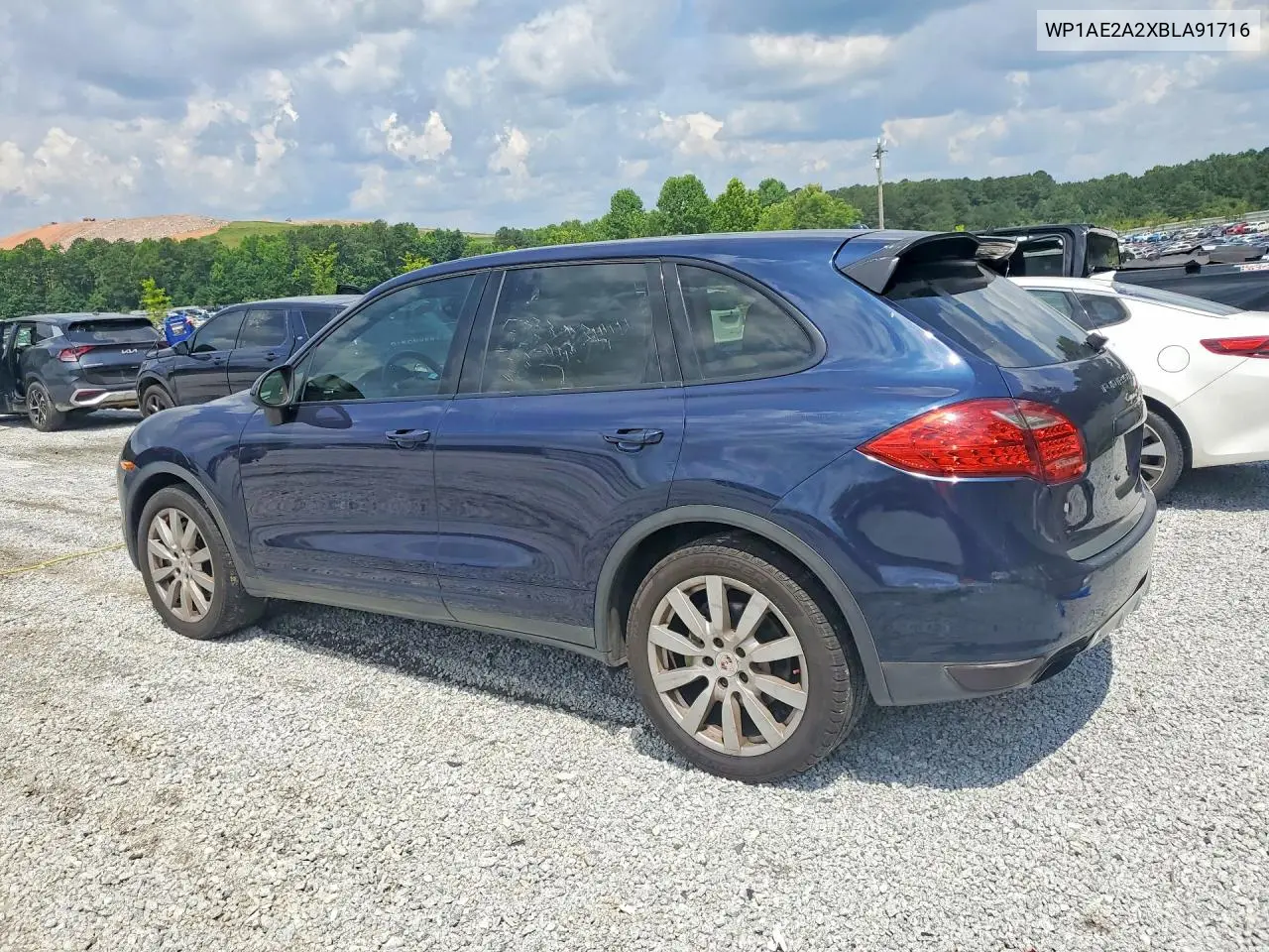 2011 Porsche Cayenne S Hybrid VIN: WP1AE2A2XBLA91716 Lot: 57296256