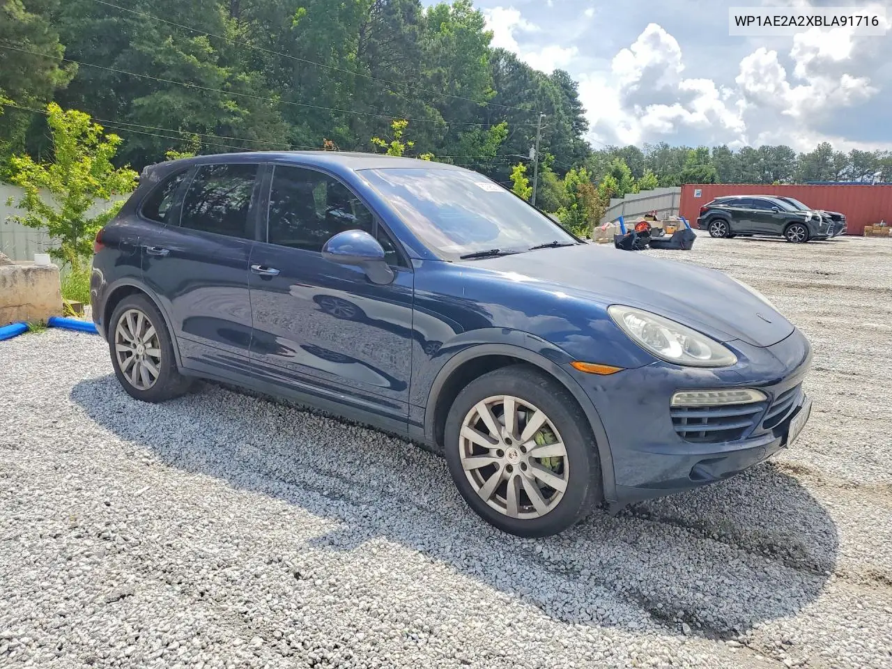 2011 Porsche Cayenne S Hybrid VIN: WP1AE2A2XBLA91716 Lot: 57296256