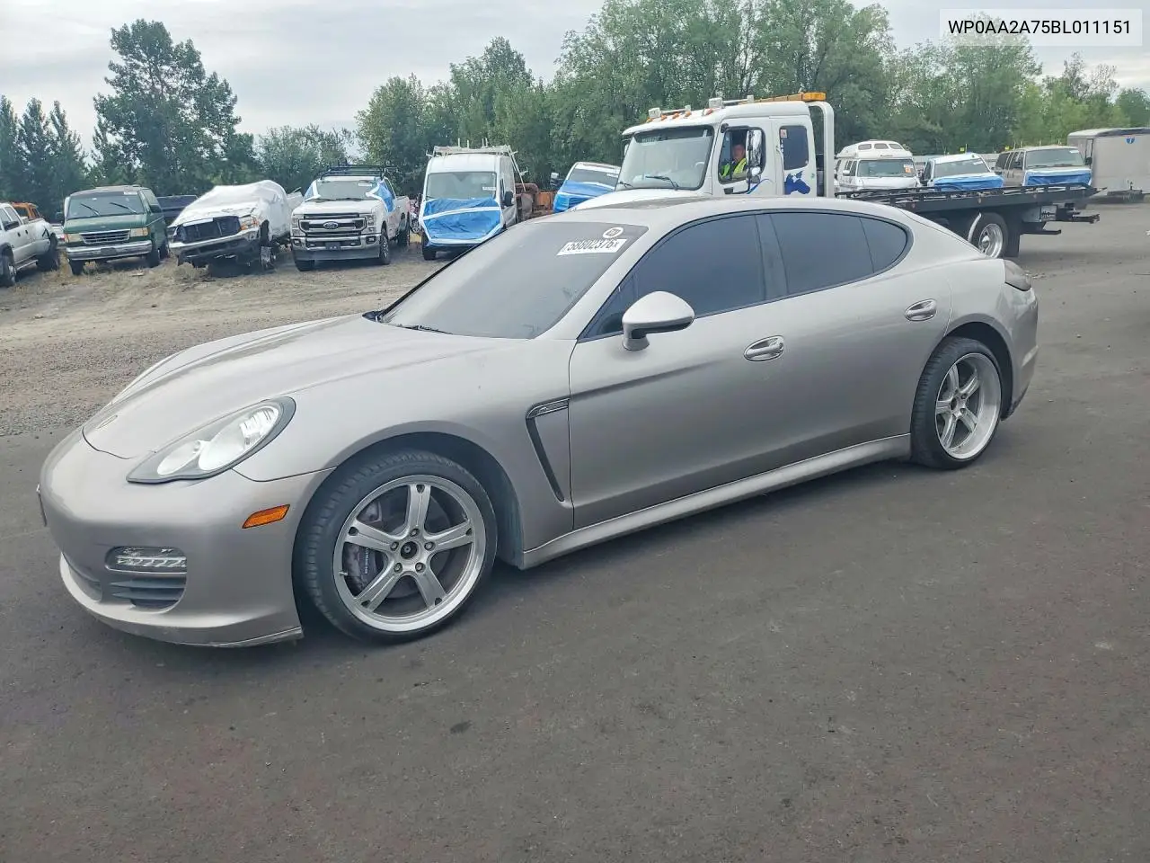 2011 Porsche Panamera 2 VIN: WP0AA2A75BL011151 Lot: 58802376