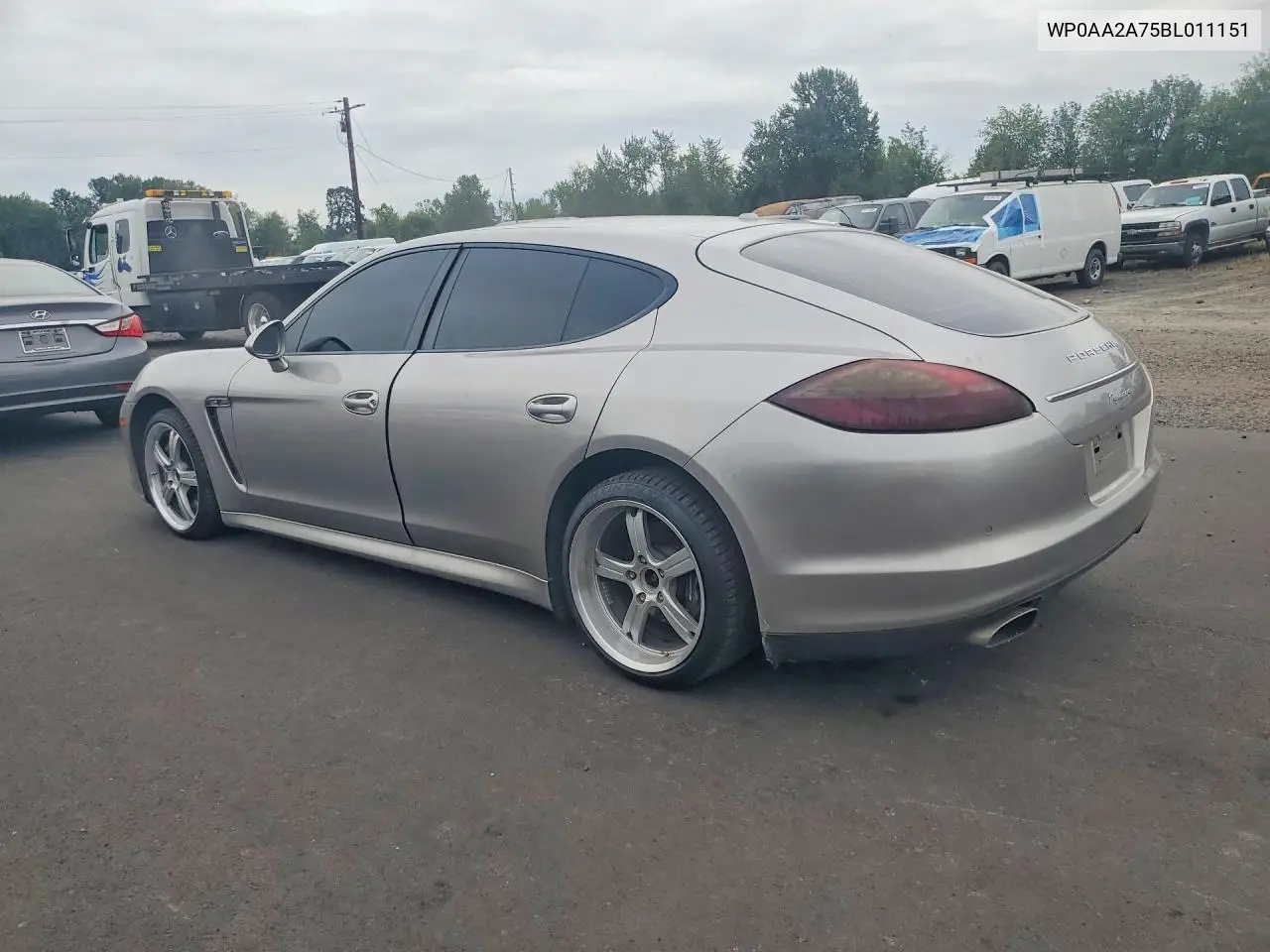 2011 Porsche Panamera 2 VIN: WP0AA2A75BL011151 Lot: 58802376