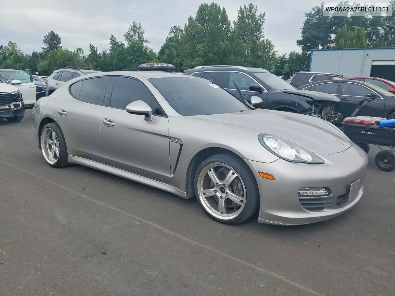 2011 Porsche Panamera 2 VIN: WP0AA2A75BL011151 Lot: 58802376