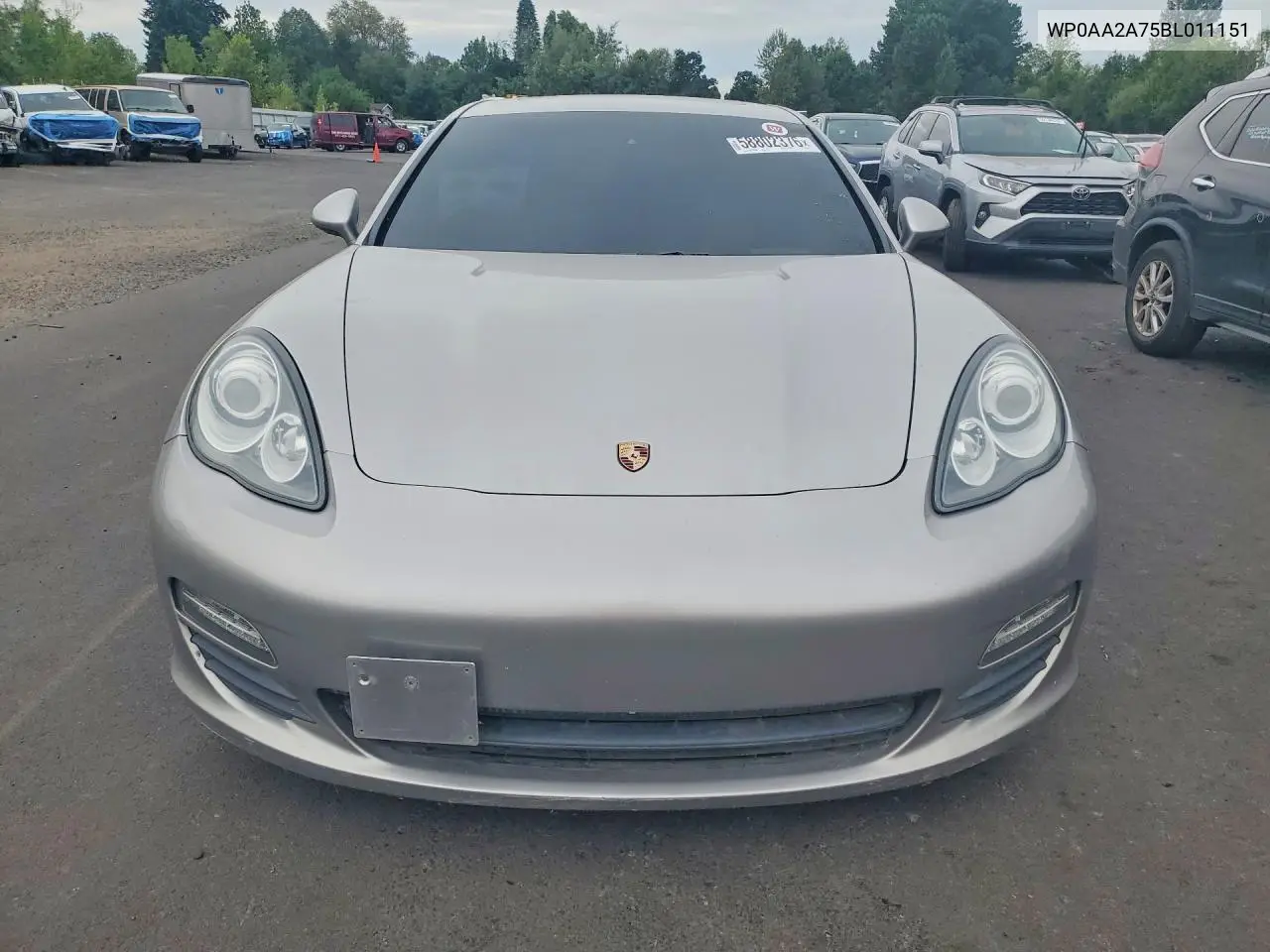 2011 Porsche Panamera 2 VIN: WP0AA2A75BL011151 Lot: 58802376