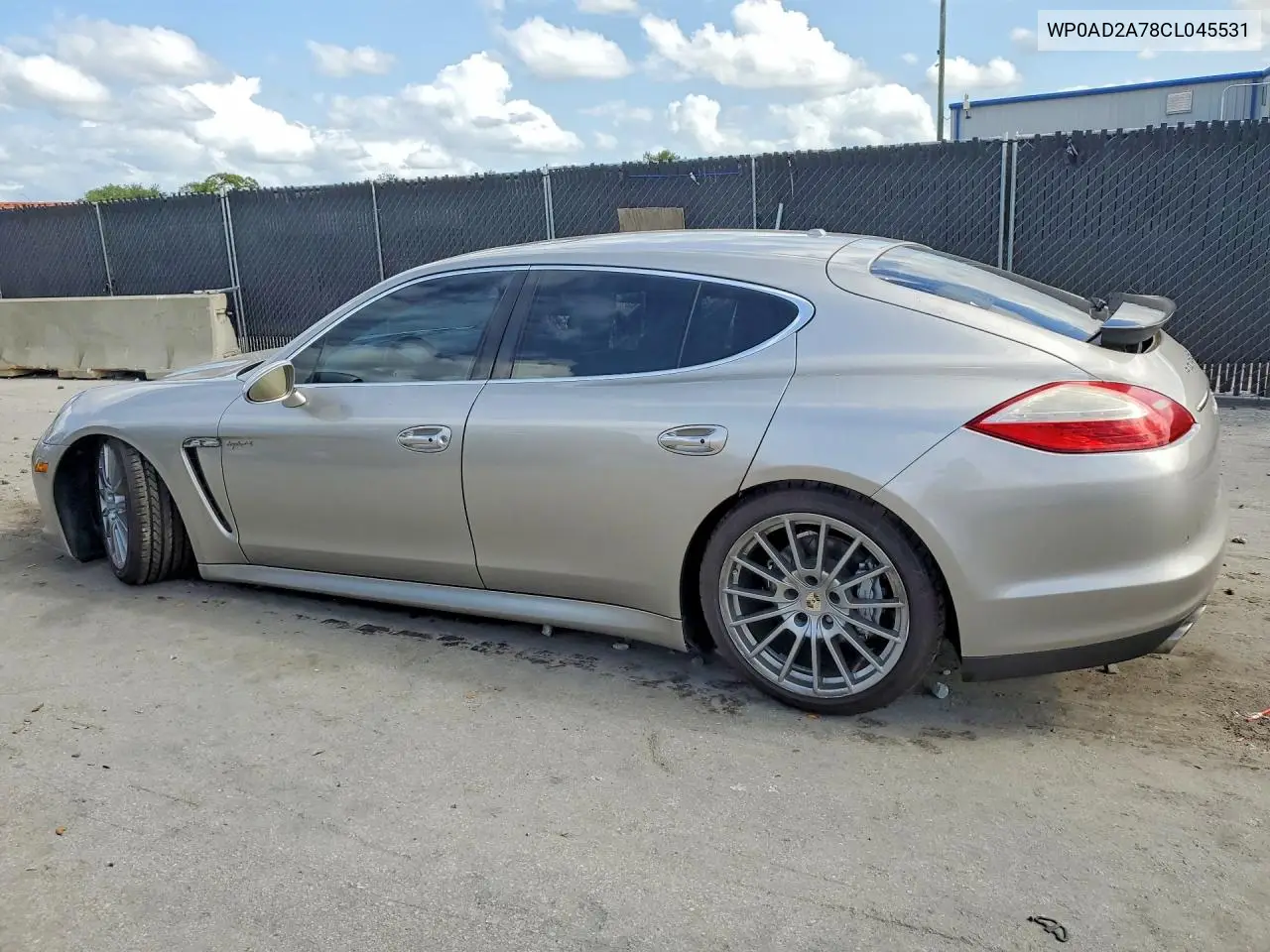 2012 Porsche Panamera S Hybrid VIN: WP0AD2A78CL045531 Lot: 49302676