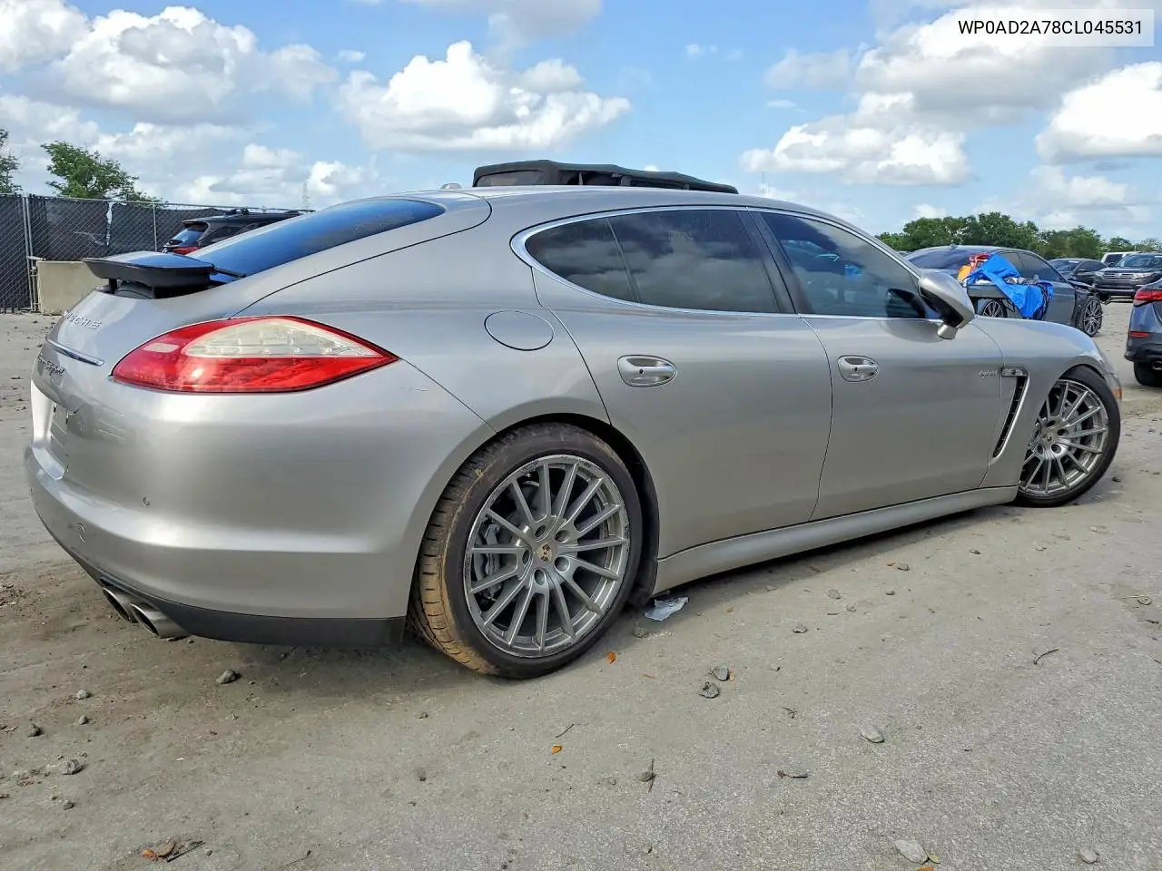 2012 Porsche Panamera S Hybrid VIN: WP0AD2A78CL045531 Lot: 49302676