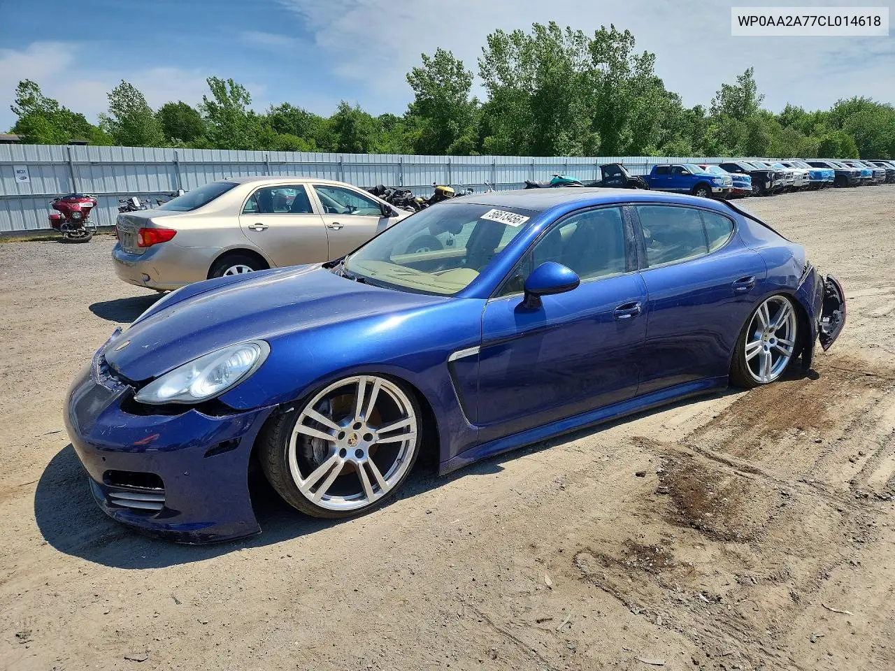 2012 Porsche Panamera 2 VIN: WP0AA2A77CL014618 Lot: 56613456
