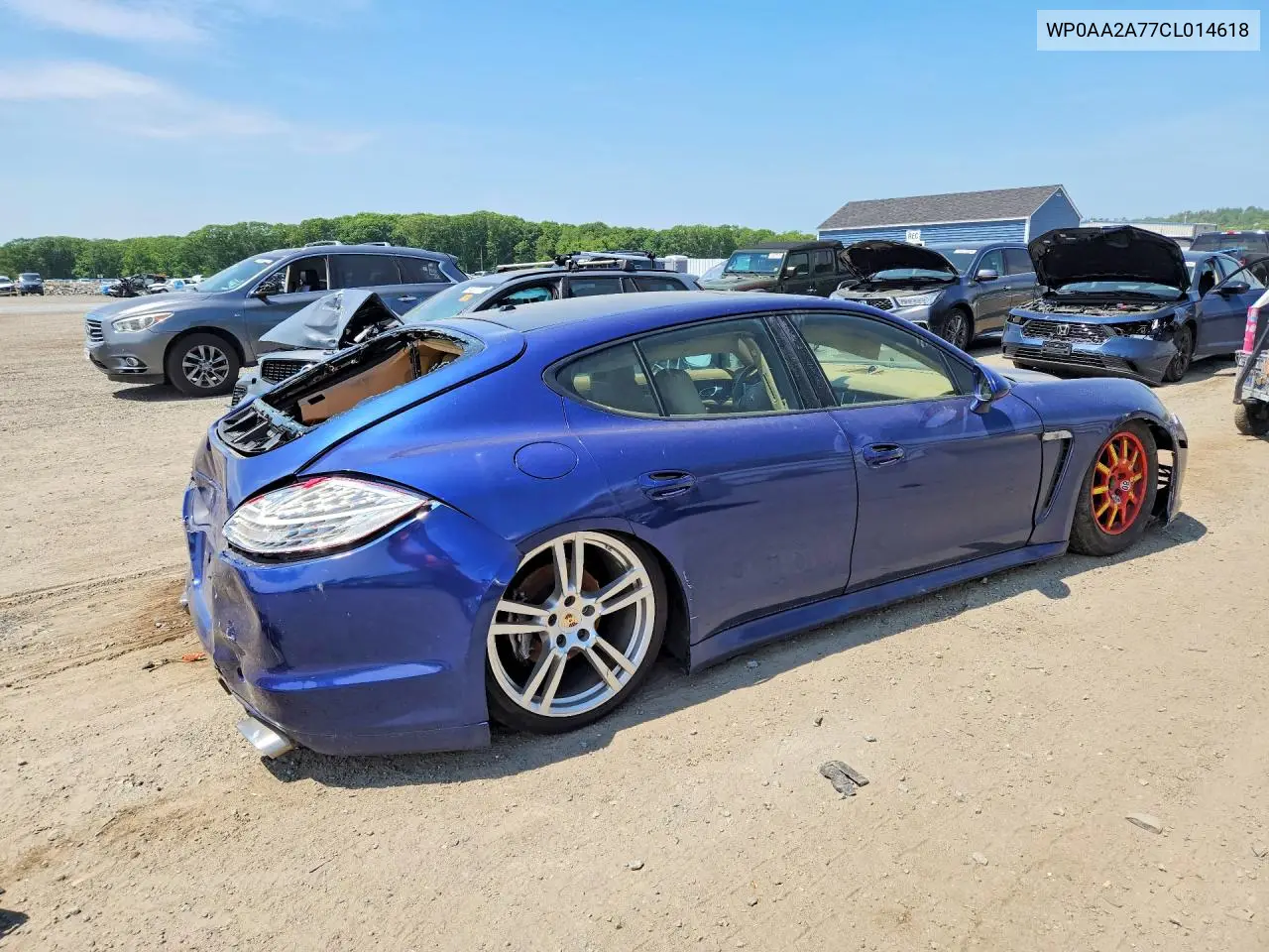 2012 Porsche Panamera 2 VIN: WP0AA2A77CL014618 Lot: 56613456