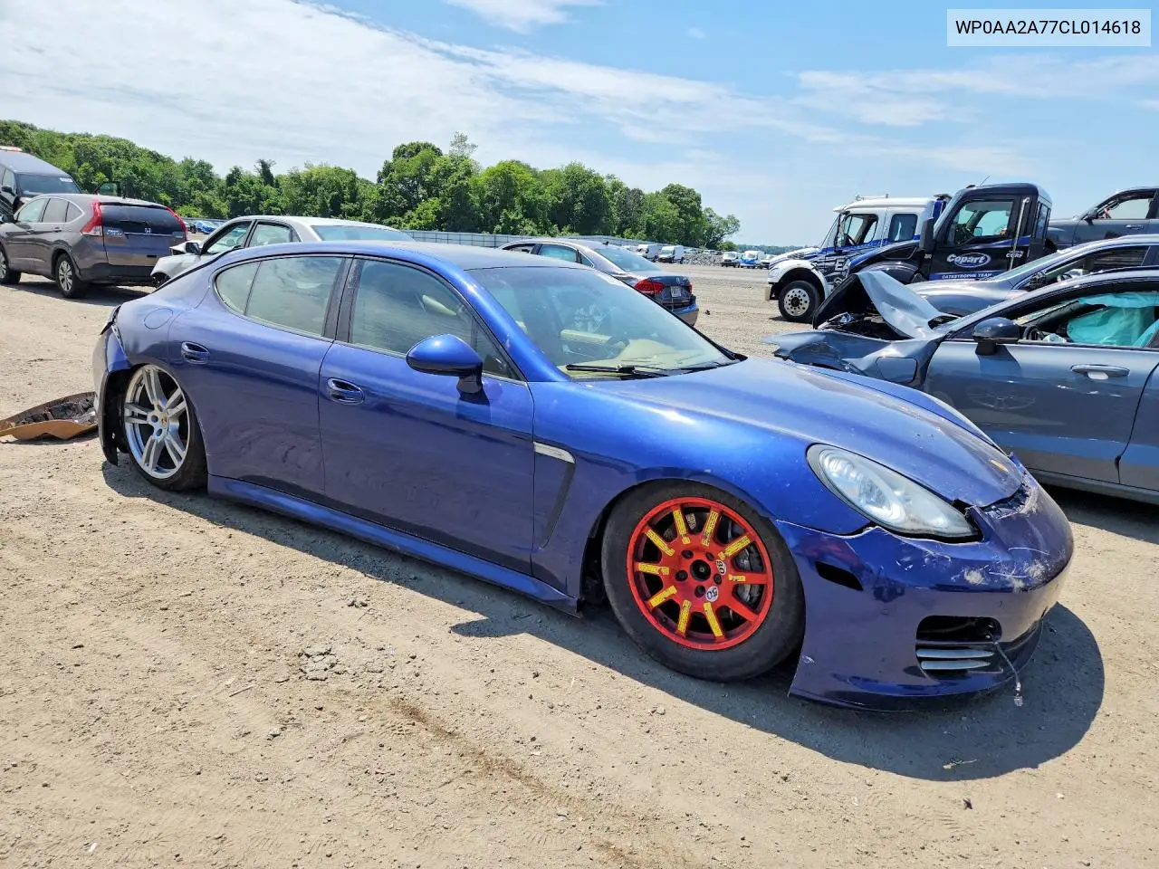 2012 Porsche Panamera 2 VIN: WP0AA2A77CL014618 Lot: 56613456