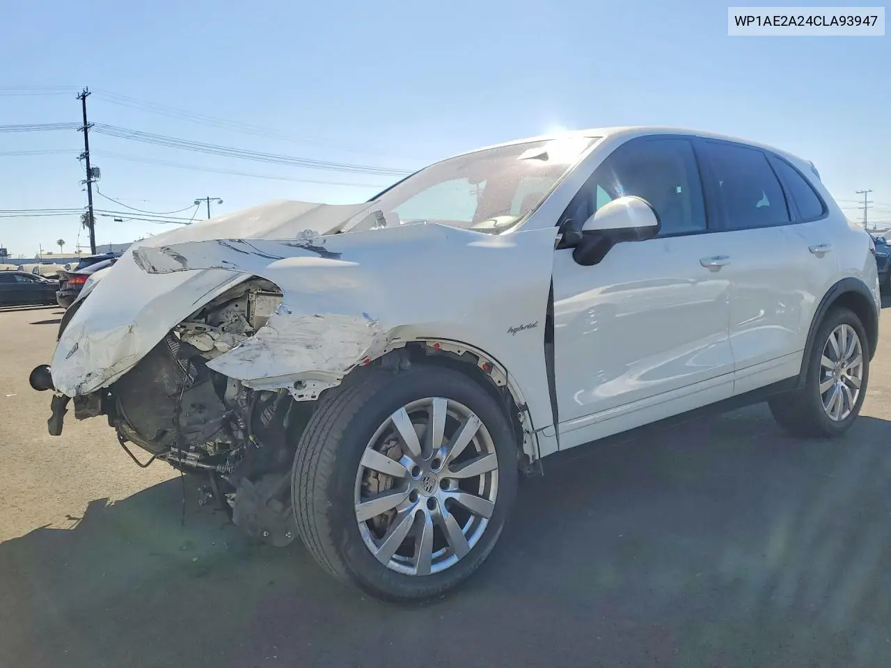 2012 Porsche Cayenne S Hybrid VIN: WP1AE2A24CLA93947 Lot: 56636276
