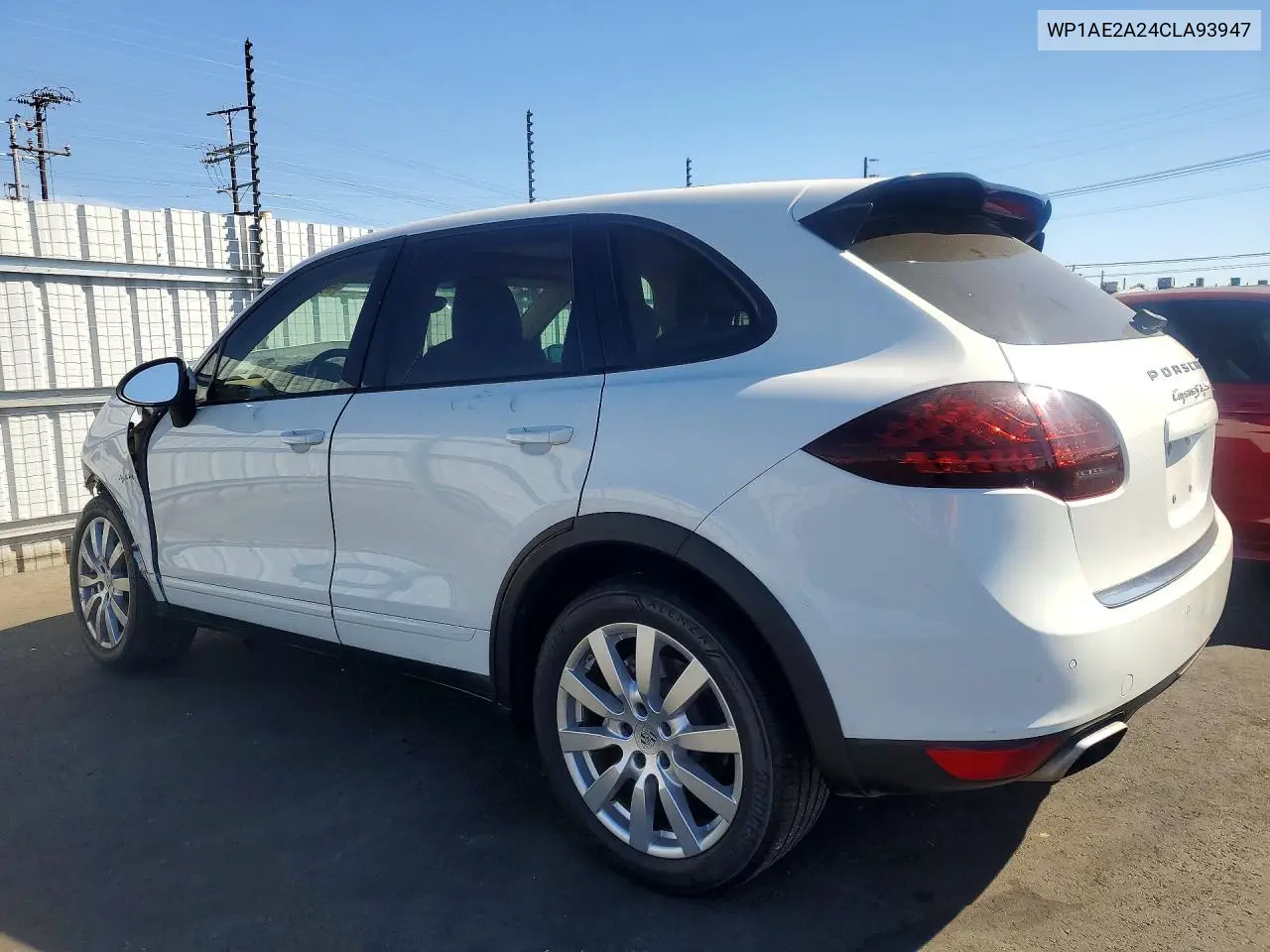 2012 Porsche Cayenne S Hybrid VIN: WP1AE2A24CLA93947 Lot: 56636276