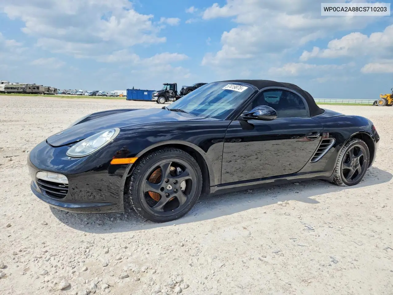 2012 Porsche Boxster VIN: WP0CA2A88CS710203 Lot: 57419876