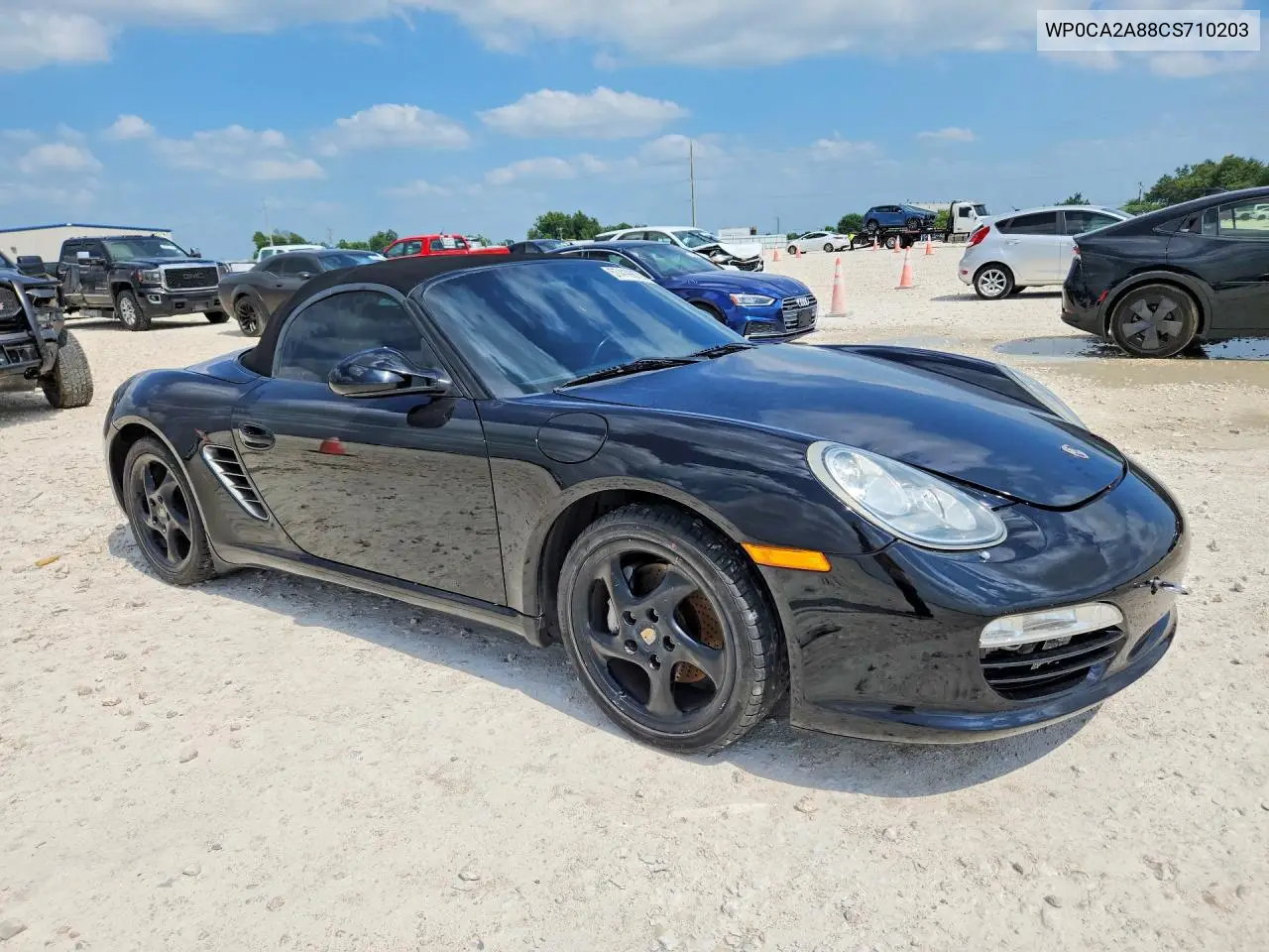 2012 Porsche Boxster VIN: WP0CA2A88CS710203 Lot: 57419876