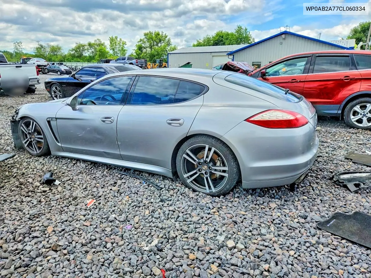 2012 Porsche Panamera S VIN: WP0AB2A77CL060334 Lot: 57500336