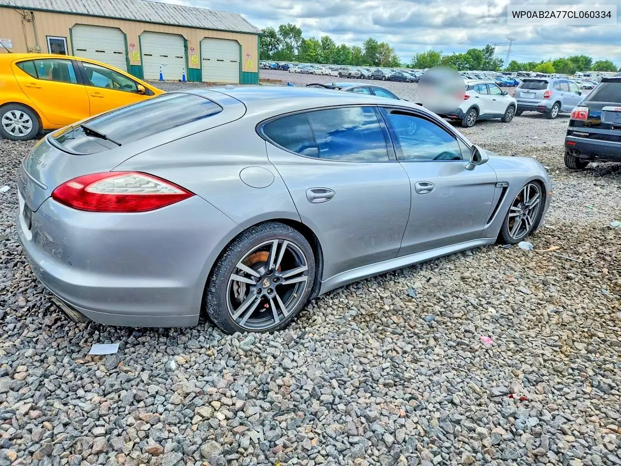 2012 Porsche Panamera S VIN: WP0AB2A77CL060334 Lot: 57500336