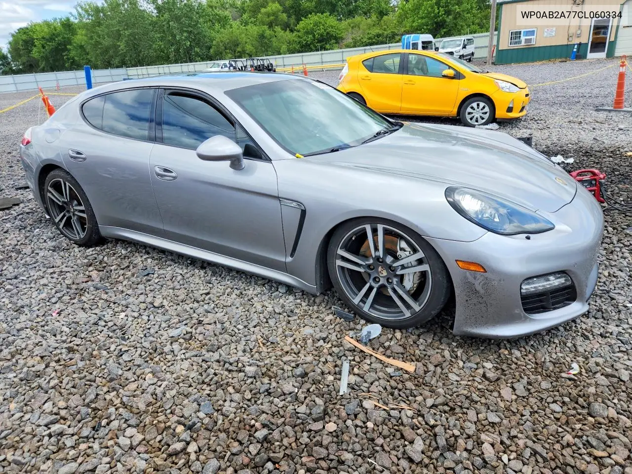 2012 Porsche Panamera S VIN: WP0AB2A77CL060334 Lot: 57500336
