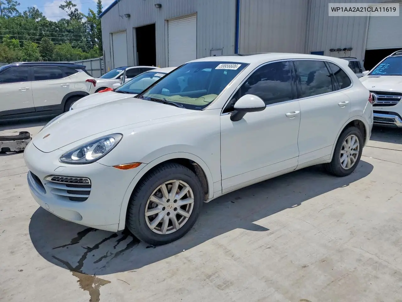 2012 Porsche Cayenne VIN: WP1AA2A21CLA11619 Lot: 59956606