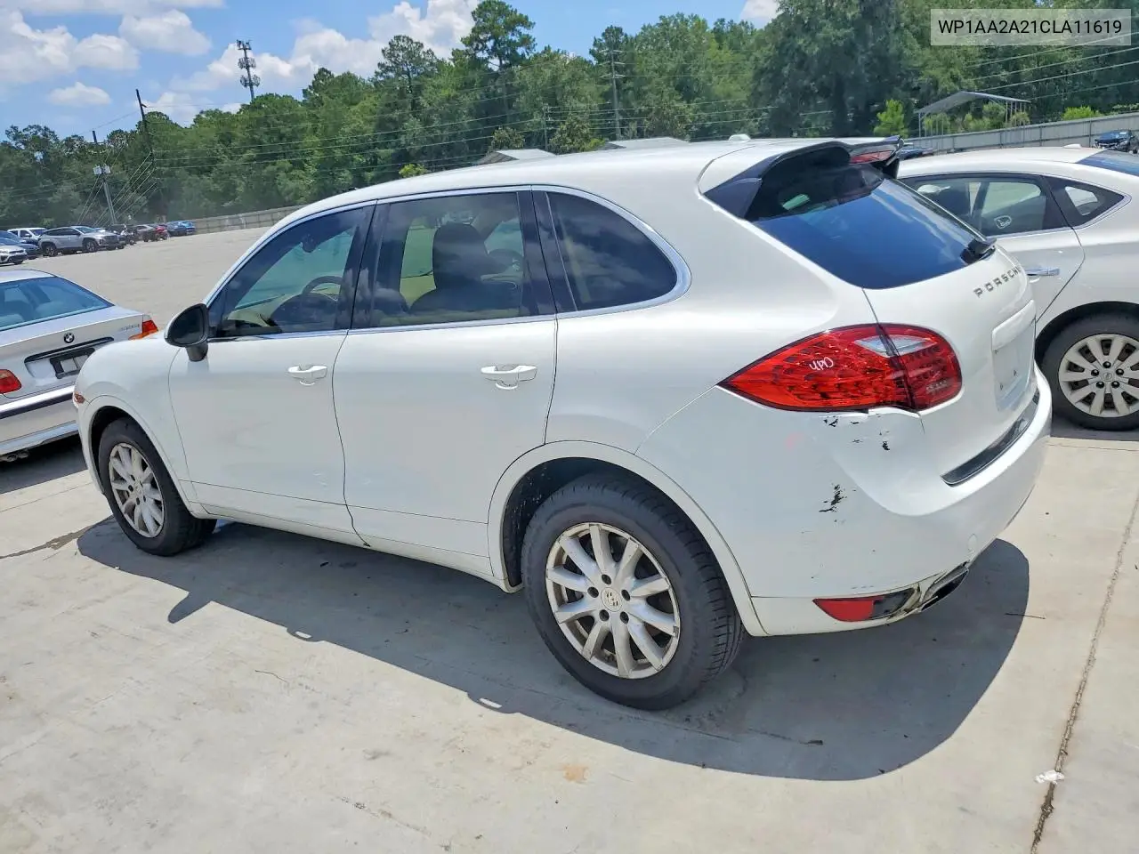 2012 Porsche Cayenne VIN: WP1AA2A21CLA11619 Lot: 59956606