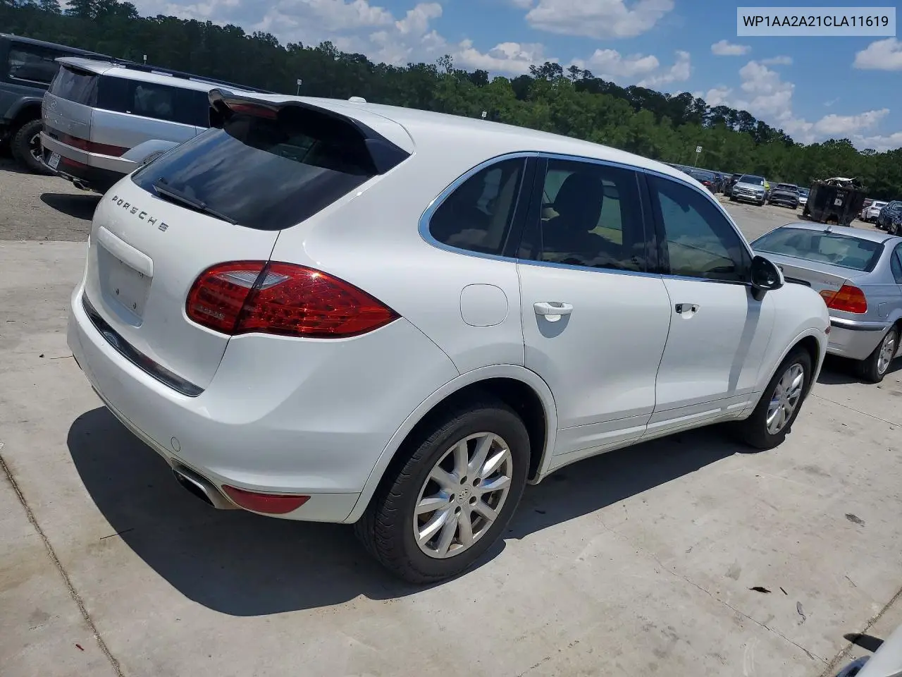 2012 Porsche Cayenne VIN: WP1AA2A21CLA11619 Lot: 59956606