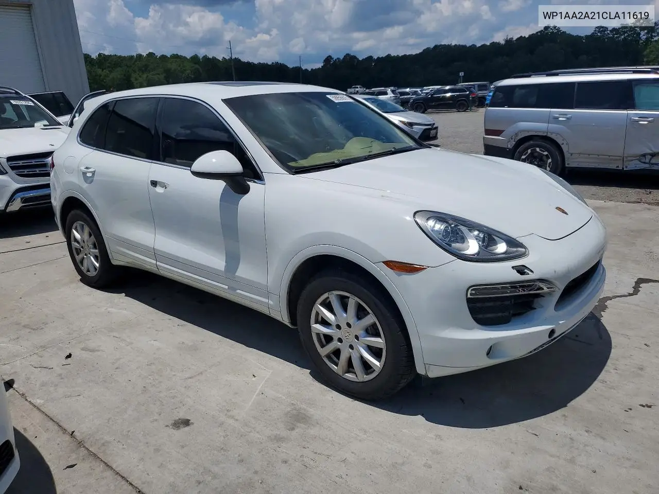 2012 Porsche Cayenne VIN: WP1AA2A21CLA11619 Lot: 59956606