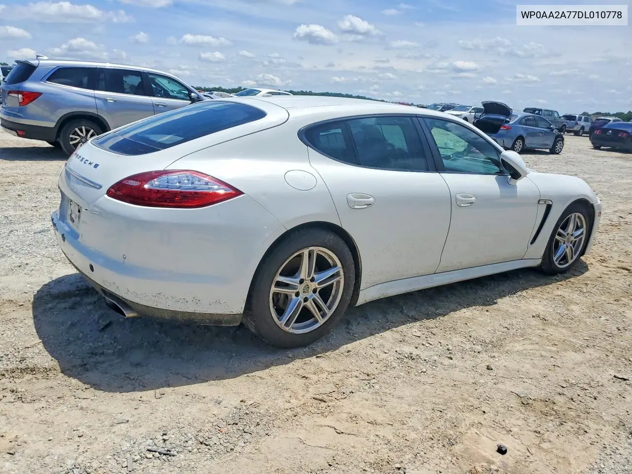 2013 Porsche Panamera 2 VIN: WP0AA2A77DL010778 Lot: 52751396
