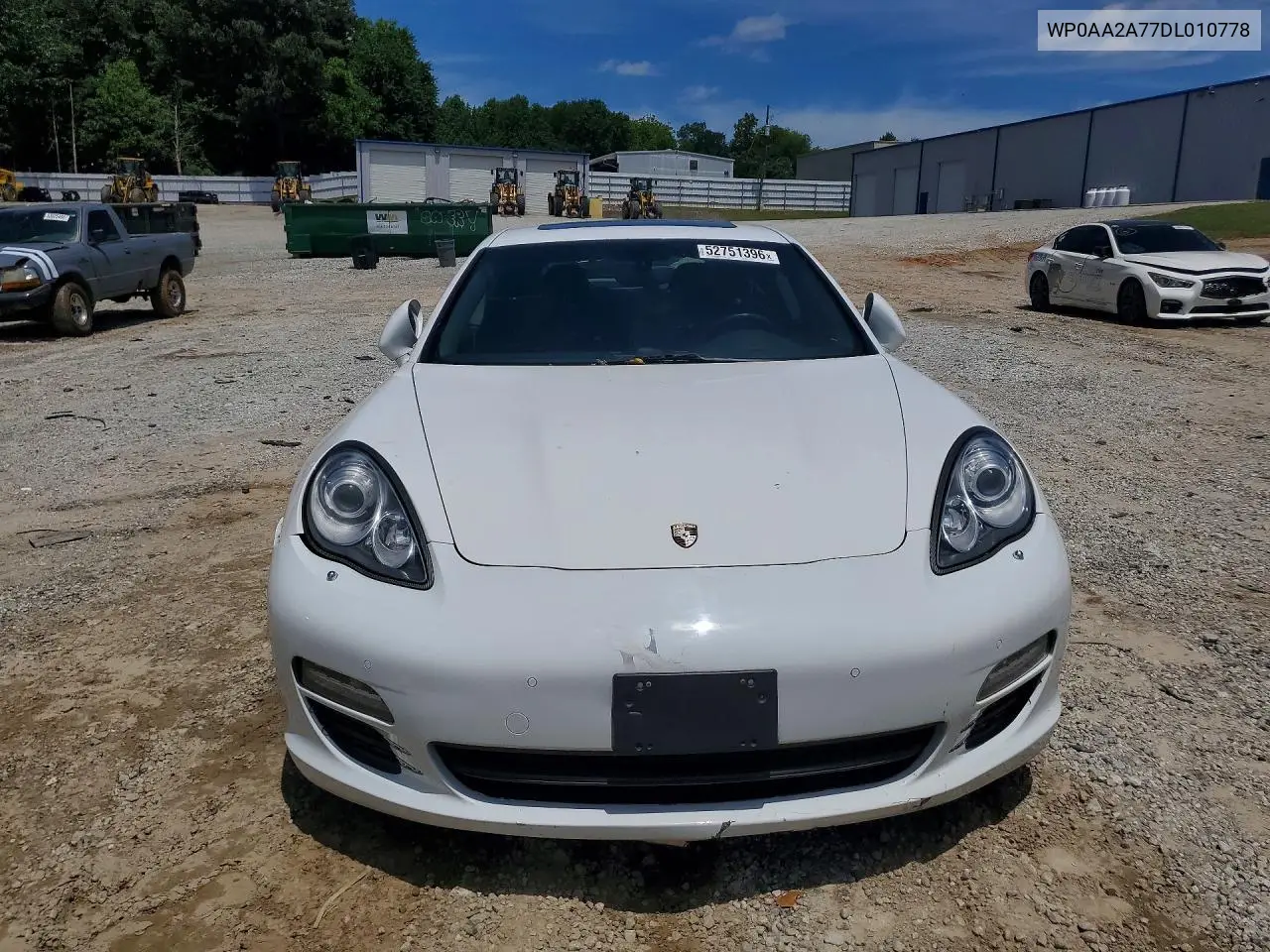 2013 Porsche Panamera 2 VIN: WP0AA2A77DL010778 Lot: 52751396