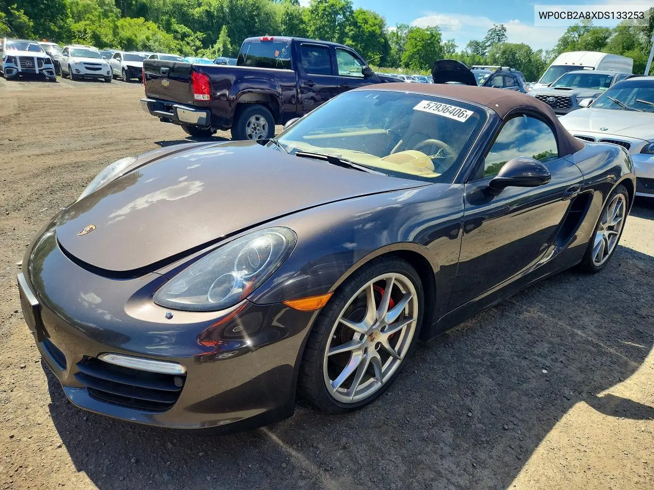 2013 Porsche Boxster S VIN: WP0CB2A8XDS133253 Lot: 57936406
