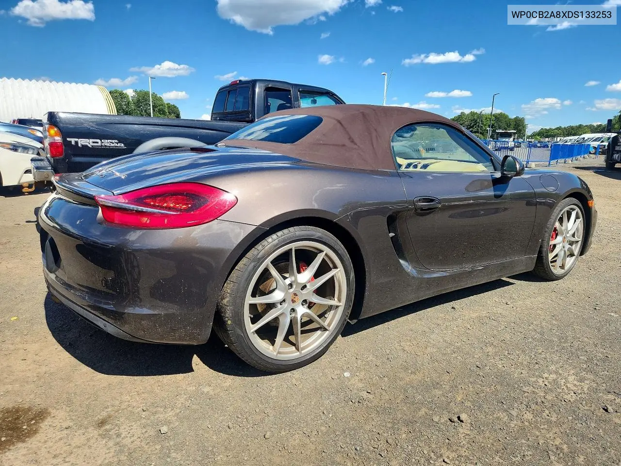2013 Porsche Boxster S VIN: WP0CB2A8XDS133253 Lot: 57936406