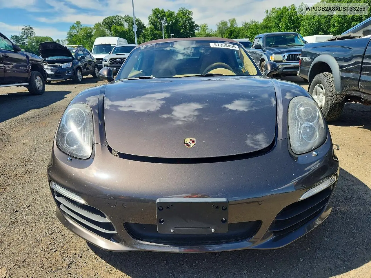 2013 Porsche Boxster S VIN: WP0CB2A8XDS133253 Lot: 57936406