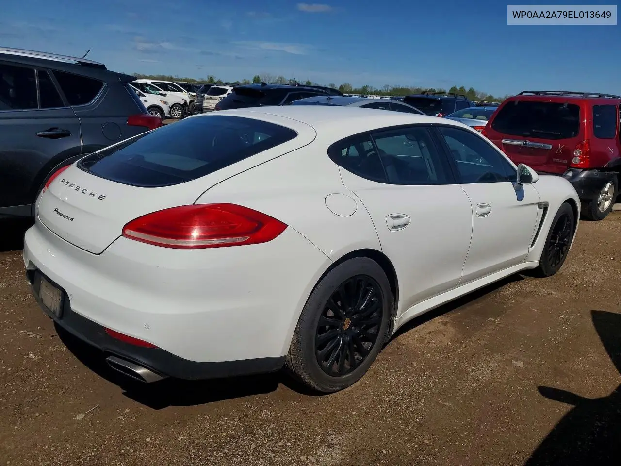 2014 Porsche Panamera 2 VIN: WP0AA2A79EL013649 Lot: 51508336