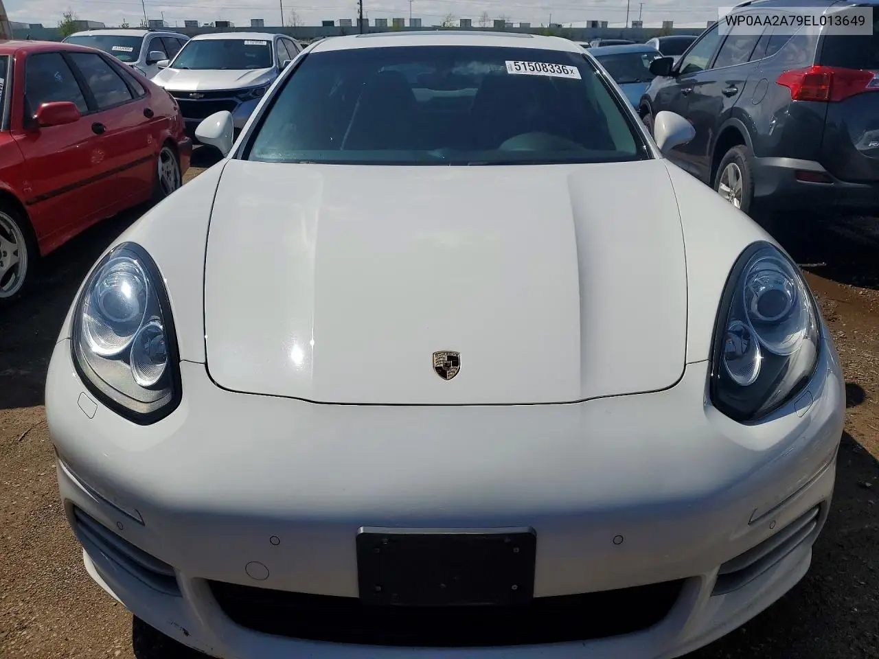 2014 Porsche Panamera 2 VIN: WP0AA2A79EL013649 Lot: 51508336