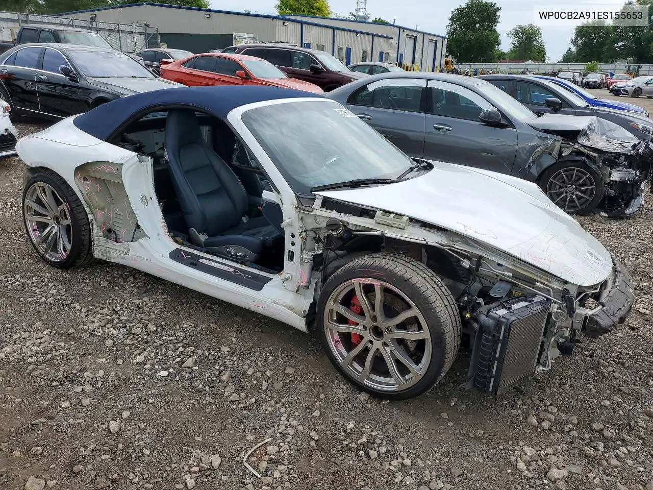 2014 Porsche 911 Carrera S VIN: WP0CB2A91ES155653 Lot: 57356826