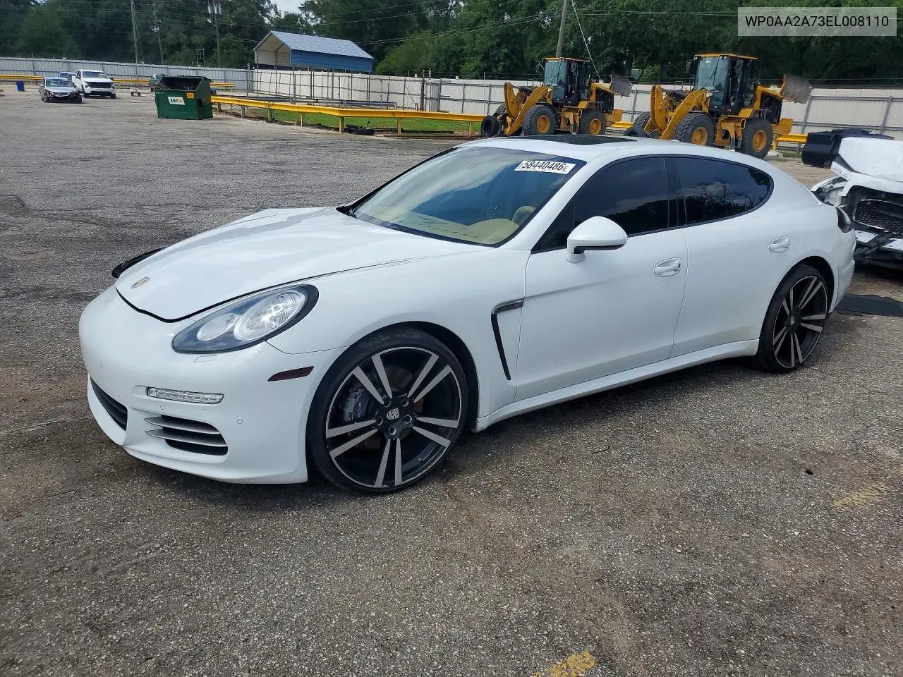 2014 Porsche Panamera 2 VIN: WP0AA2A73EL008110 Lot: 58440486