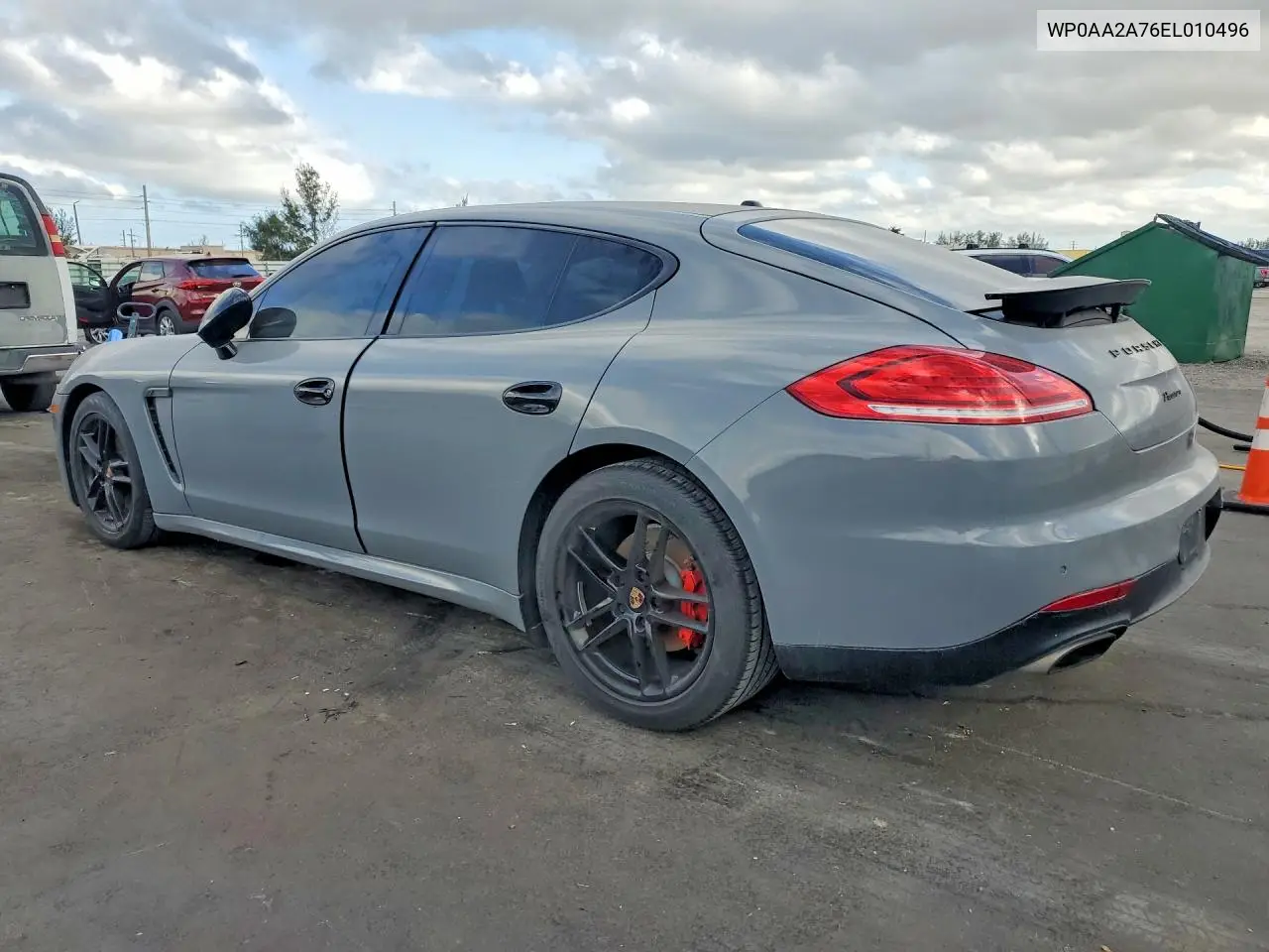 2014 Porsche Panamera 2 VIN: WP0AA2A76EL010496 Lot: 79426235