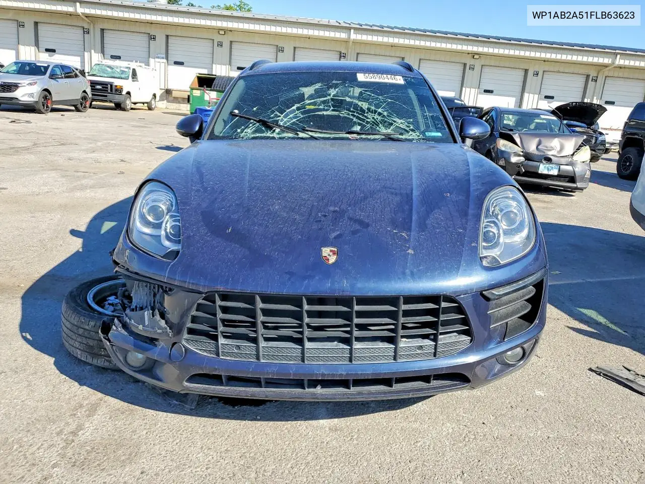 2015 Porsche Macan S VIN: WP1AB2A51FLB63623 Lot: 55890446