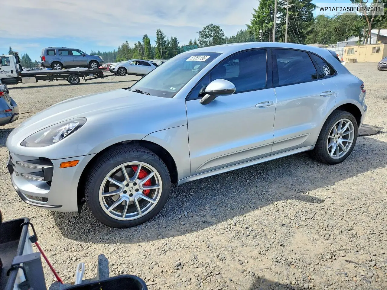2015 Porsche Macan Turbo VIN: WP1AF2A58FLB47083 Lot: 57259196