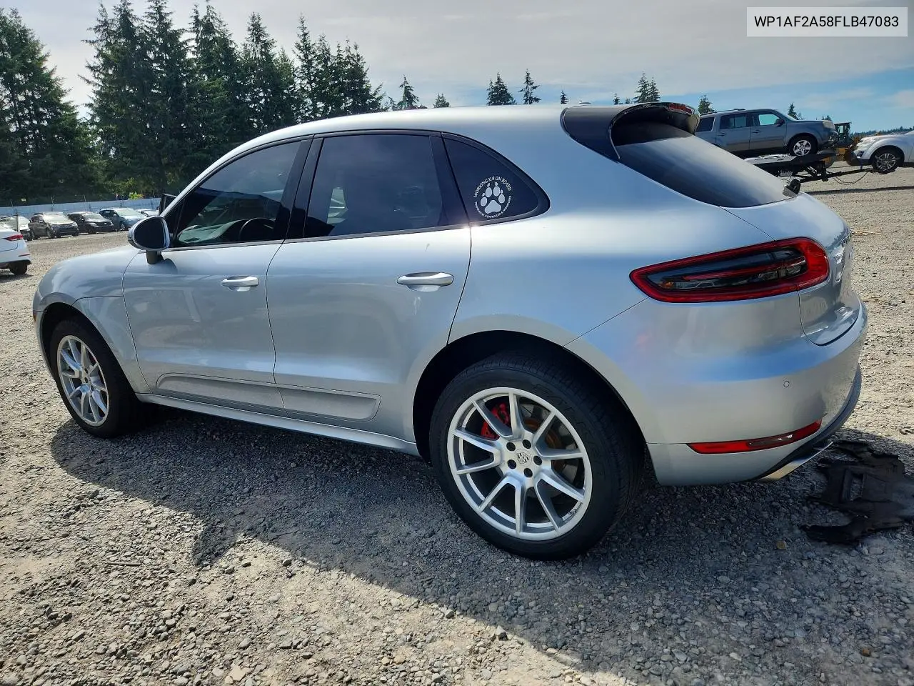 2015 Porsche Macan Turbo VIN: WP1AF2A58FLB47083 Lot: 57259196