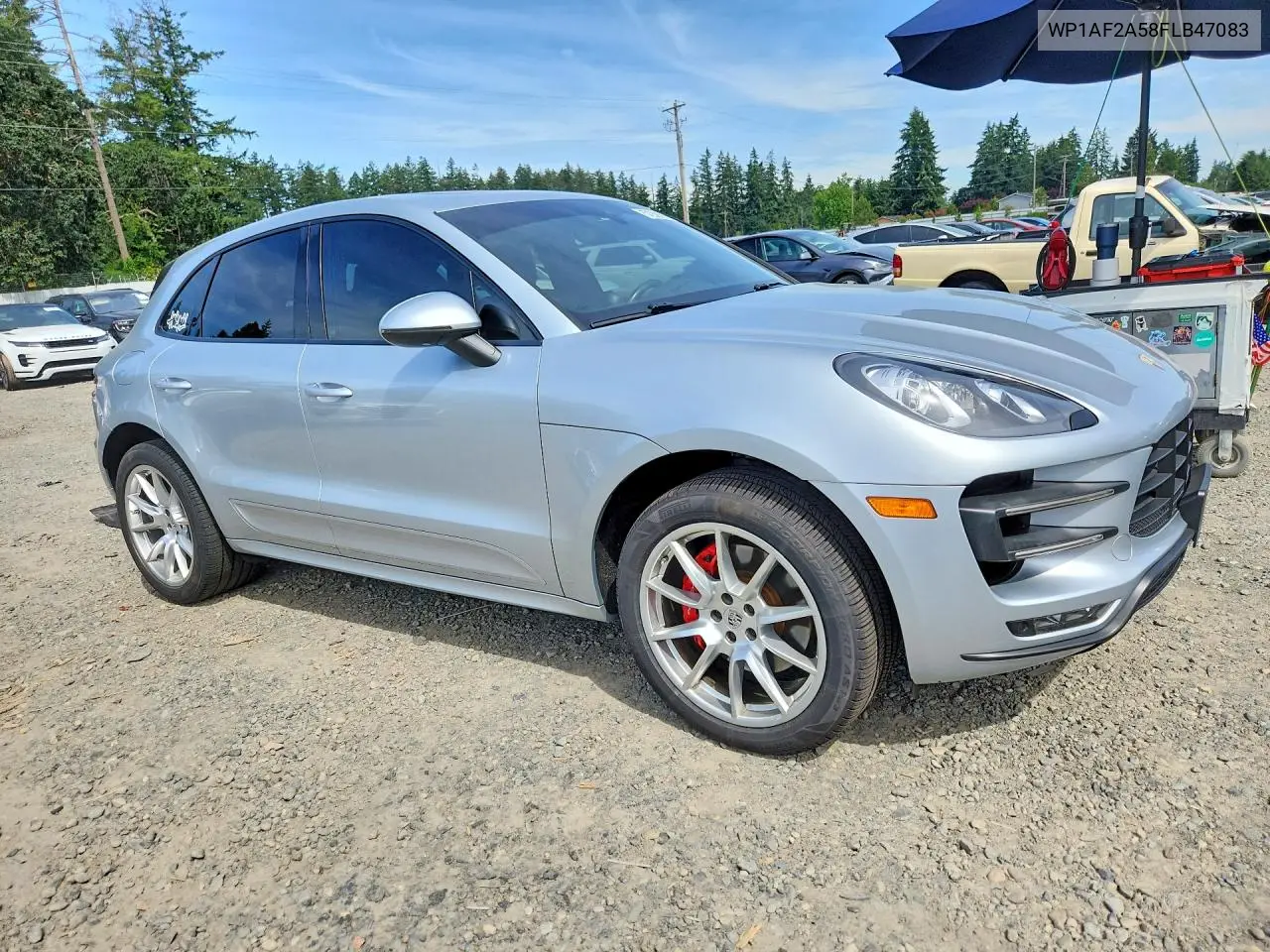2015 Porsche Macan Turbo VIN: WP1AF2A58FLB47083 Lot: 57259196
