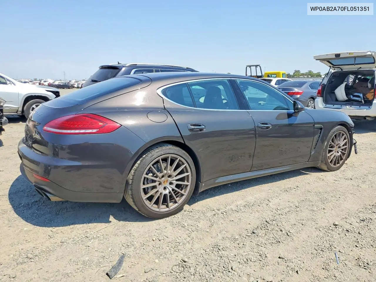 2015 Porsche Panamera S VIN: WP0AB2A70FL051351 Lot: 57857306