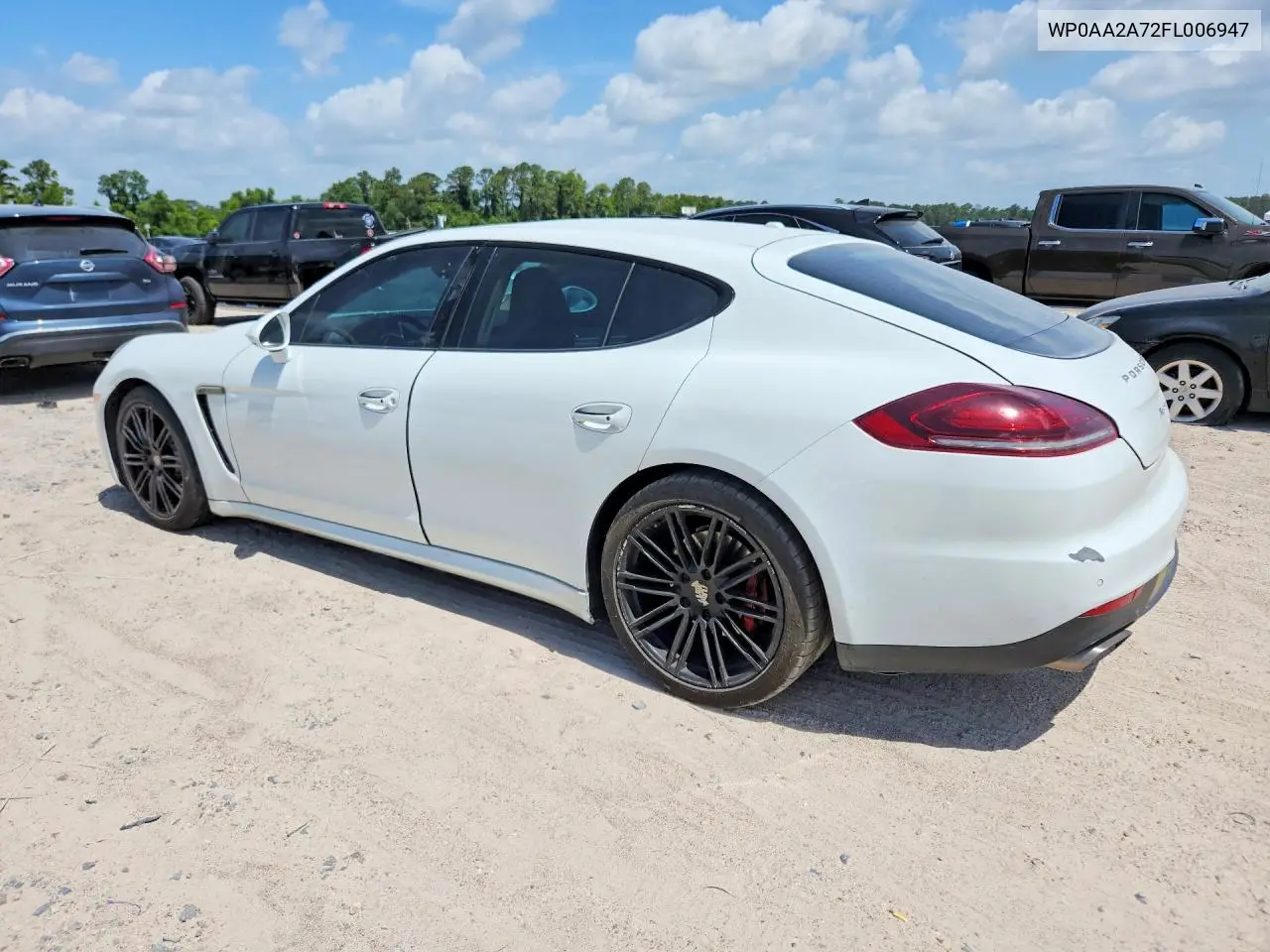 2015 Porsche Panamera 2 VIN: WP0AA2A72FL006947 Lot: 57933046