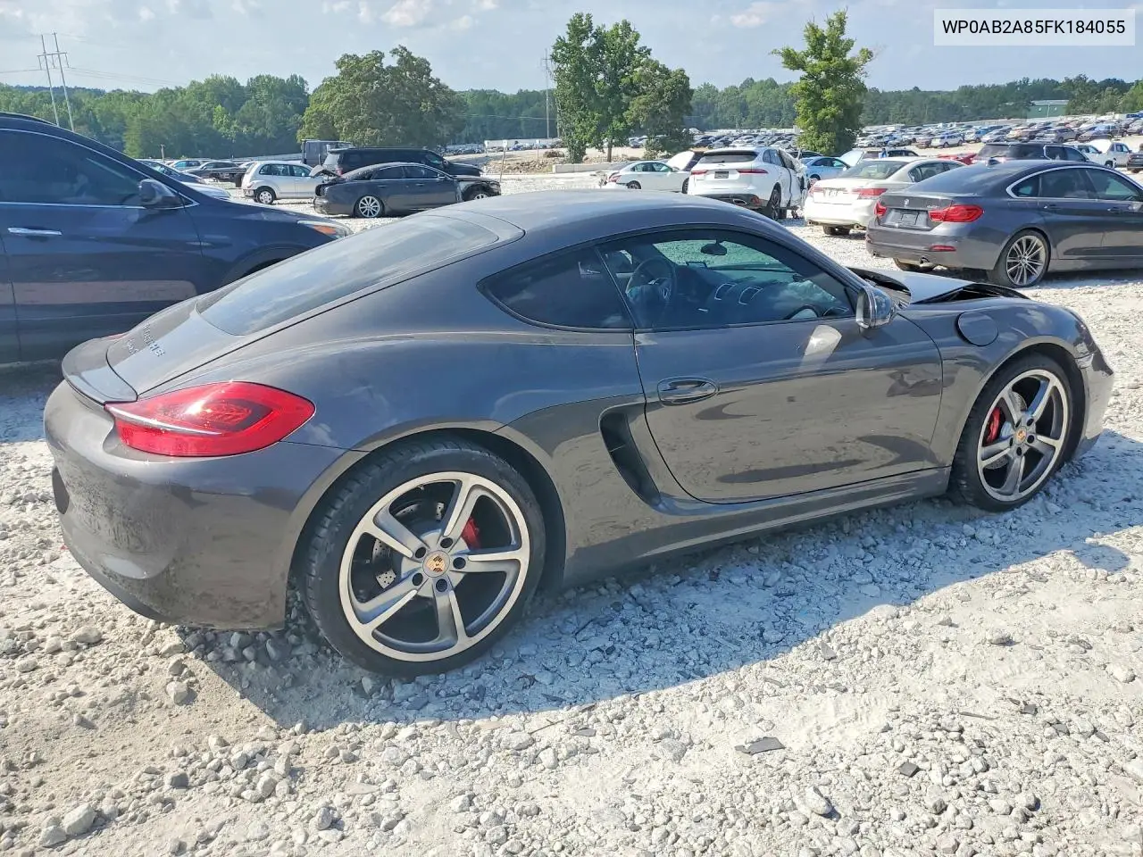 2015 Porsche Cayman S VIN: WP0AB2A85FK184055 Lot: 59588866