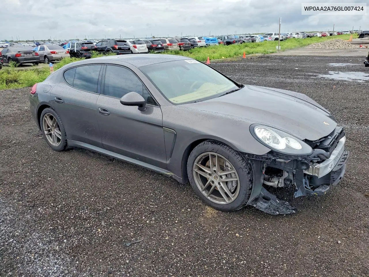 2016 Porsche Panamera 2 VIN: WP0AA2A76GL007424 Lot: 55405996