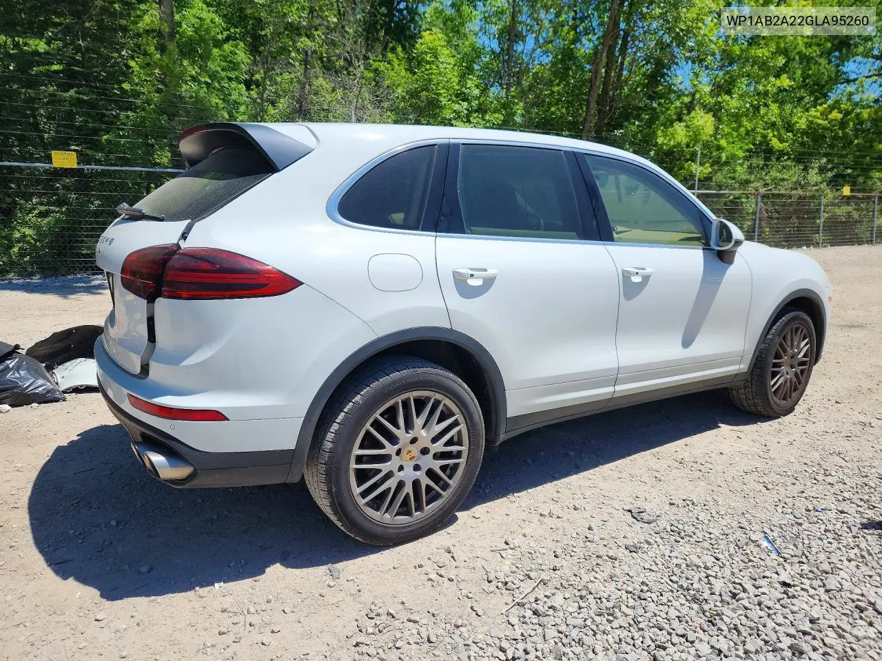2016 Porsche Cayenne S VIN: WP1AB2A22GLA95260 Lot: 55778916