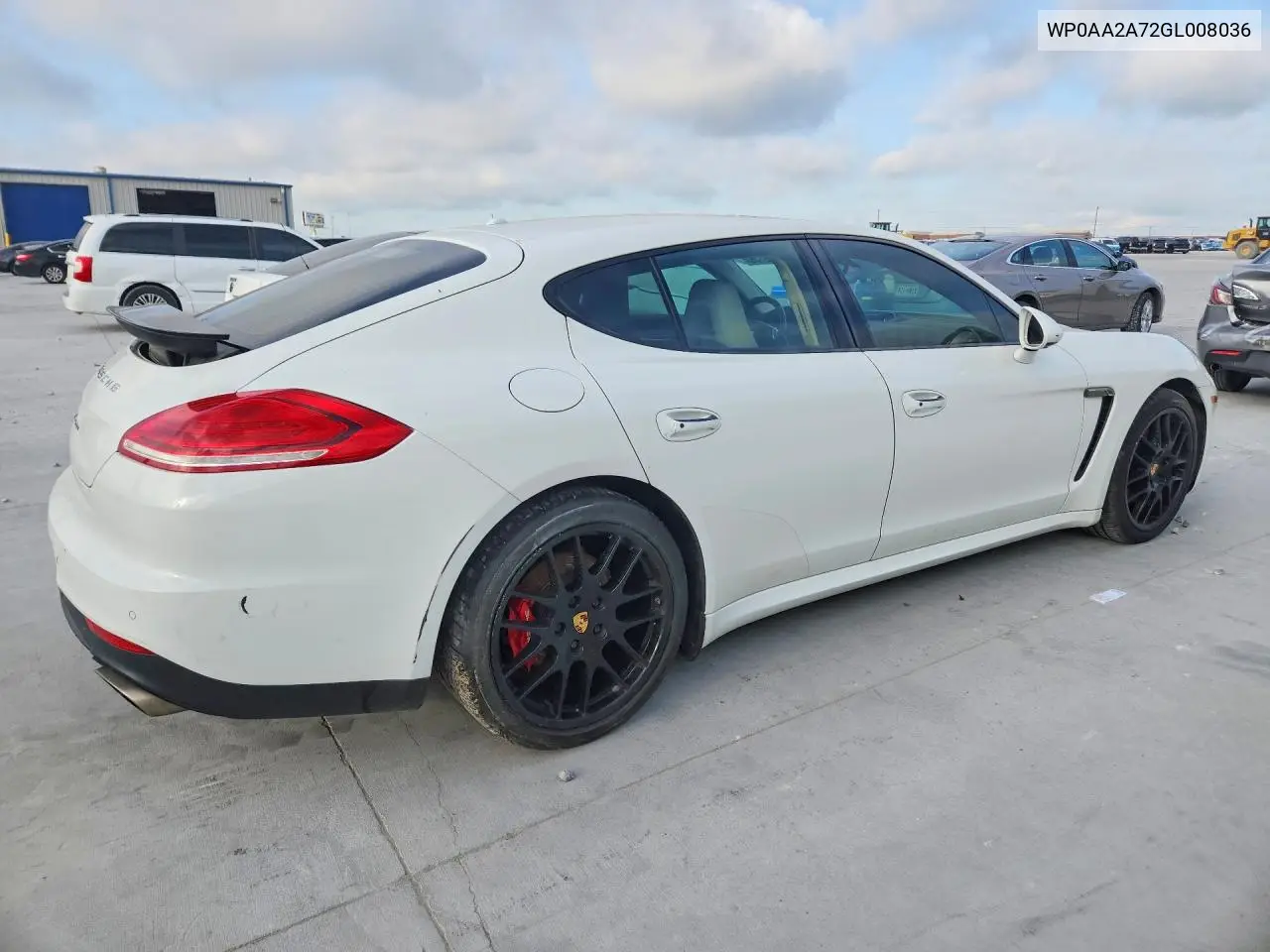 2016 Porsche Panamera 2 VIN: WP0AA2A72GL008036 Lot: 56078736