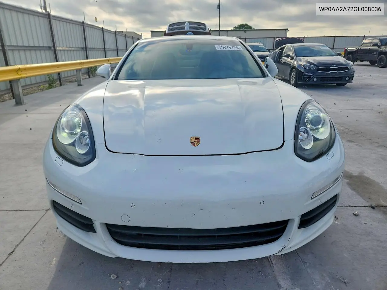 2016 Porsche Panamera 2 VIN: WP0AA2A72GL008036 Lot: 56078736